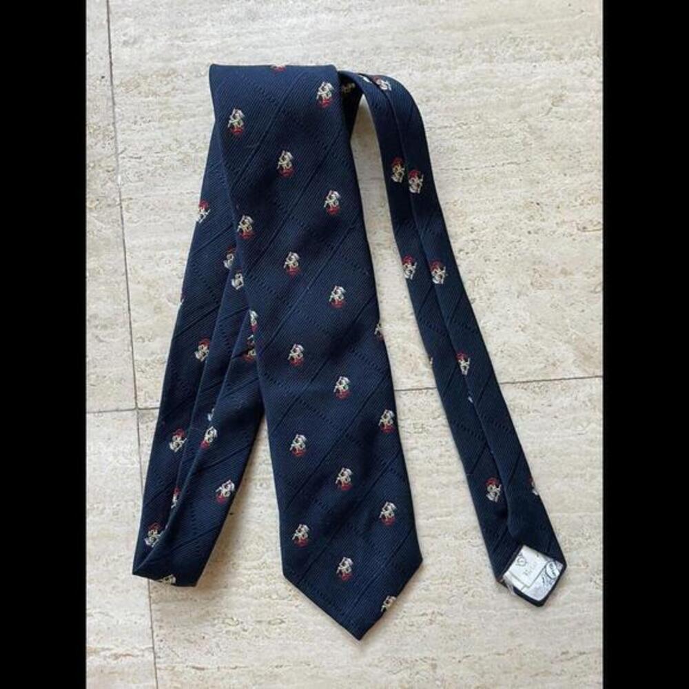 Pride Of England Navy Blue Polyester Men’s‎ Neck Tie